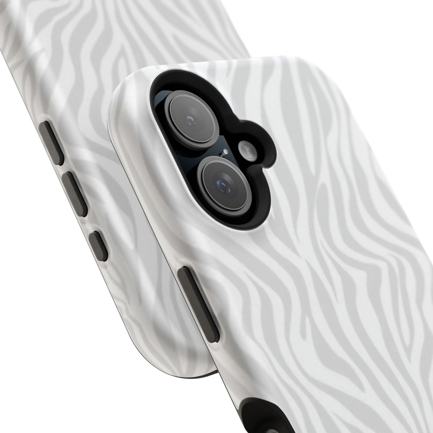 Zebra White Wave Phone Case