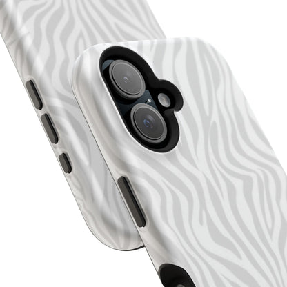 Zebra White Wave Phone Case
