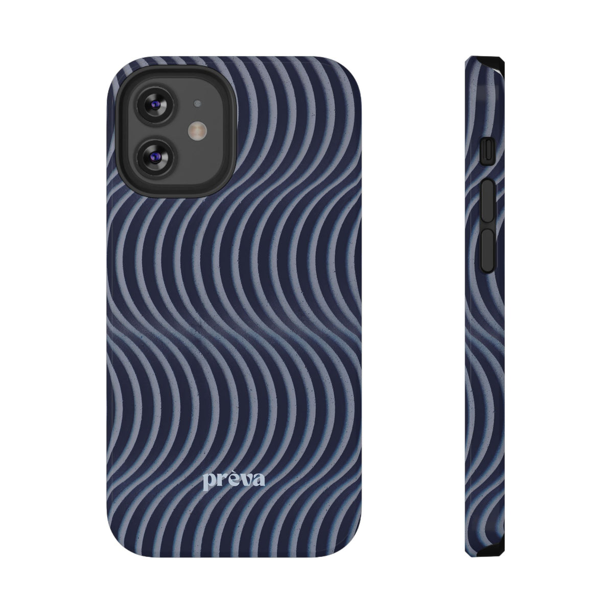 Wavy Navy Phone Case
