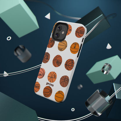 White Basketball Phone Case