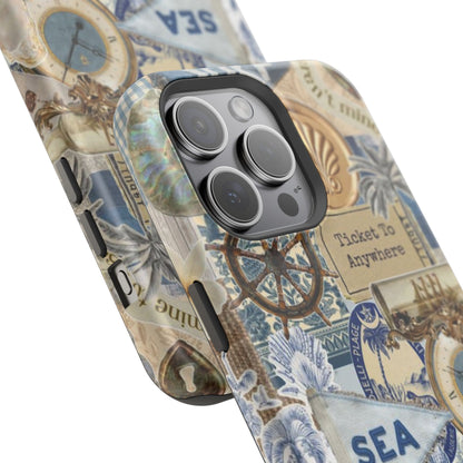 Neutral Travel Collage Phone Case