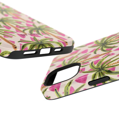 Phone Case — Pink Palm Tree Impact-Resistant Protector