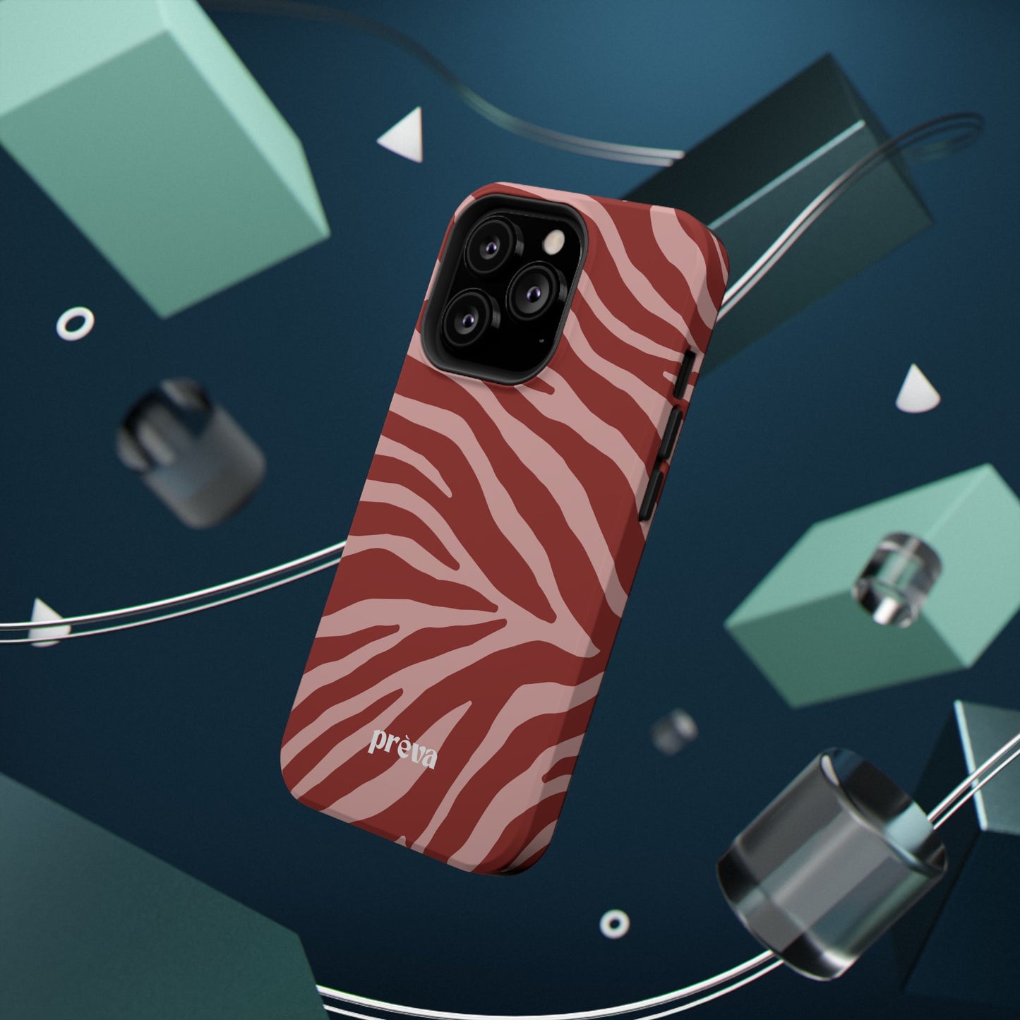 Red Zebra Phone Case
