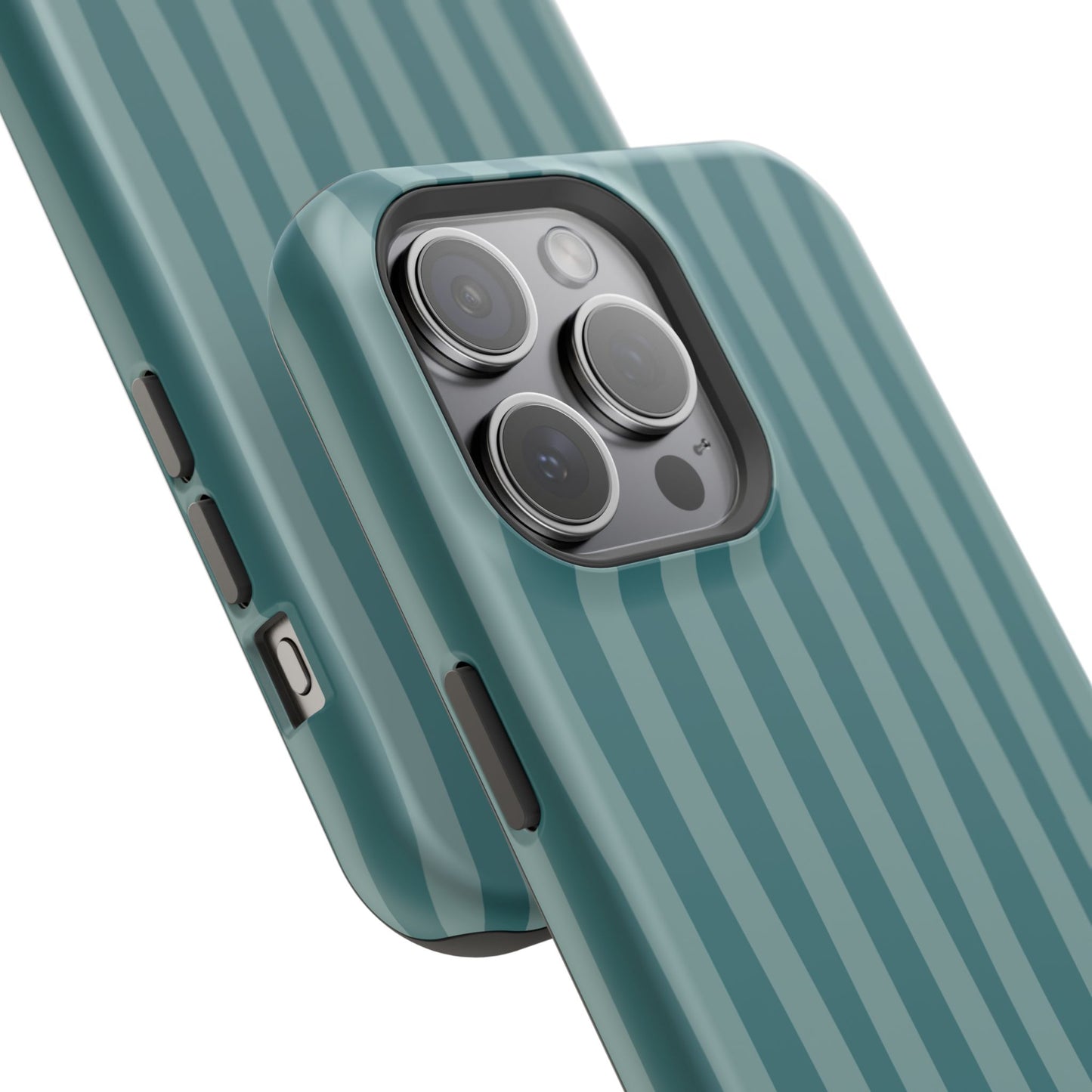 Striped Teal Phone Case