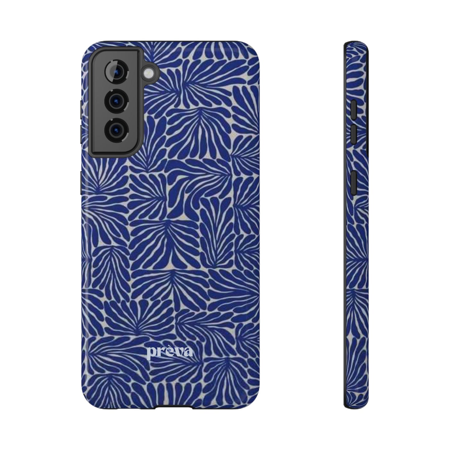 Blue Abstract Greek Phone Case