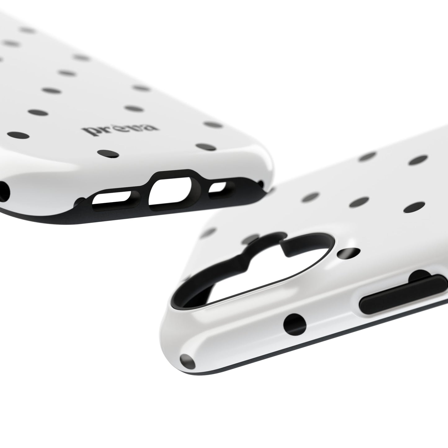 B&W polka dots Phone Case