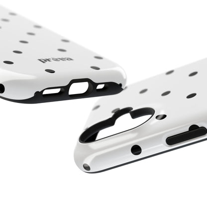 B&W polka dots Phone Case