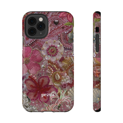Floral Embroidery Phone Case