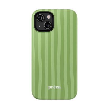 Light Green Stripes Phone Case