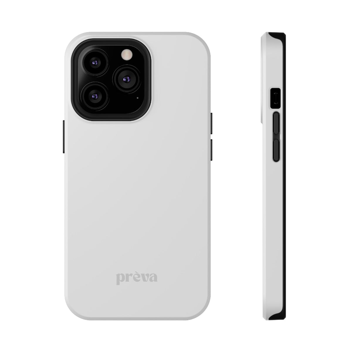 White & Grey Phone Case