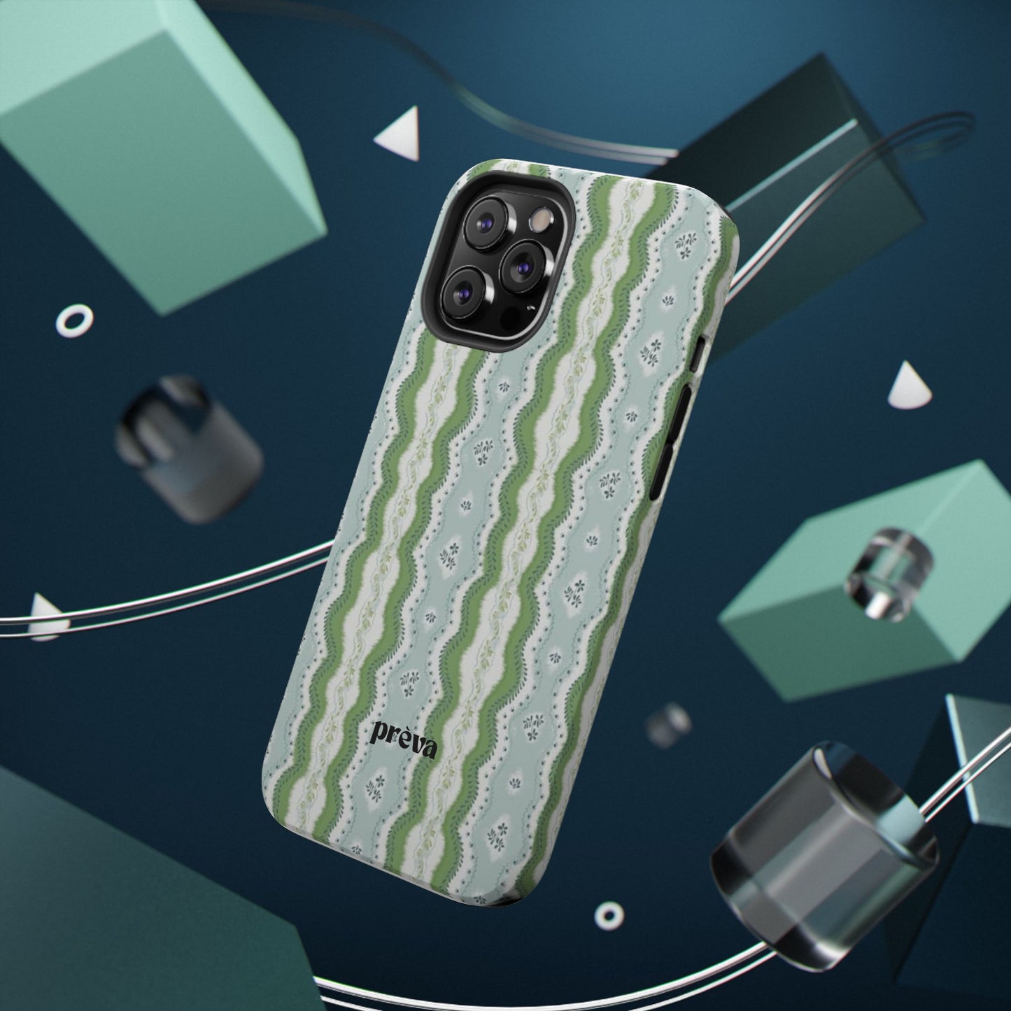 Green Waves Phone Case