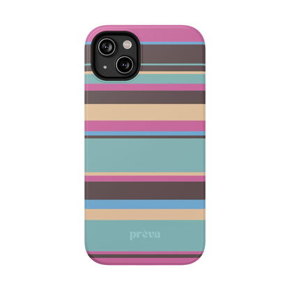 Cocoa Palm Stripes Phone Case