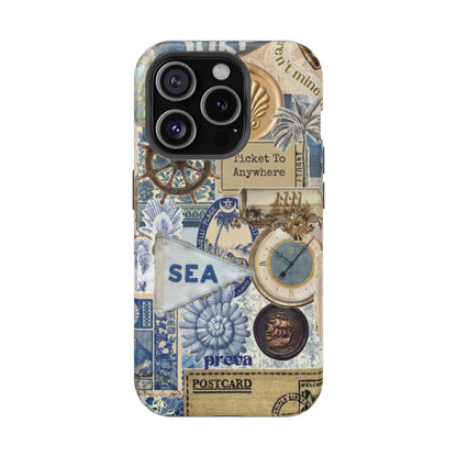 Neutral Travel Collage Phone Case