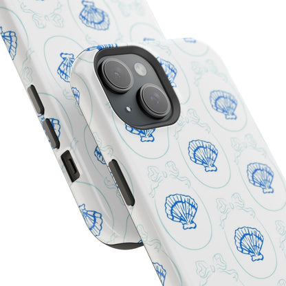 Fancy Teal Shell Phone Case