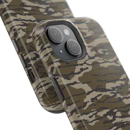 Camo Impact-Resistant Phone Case — Military Green Rugged Protection