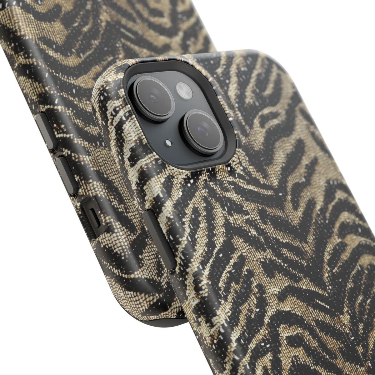 Phone Case — Impact‑Resistant Tiger Print Rug Texture