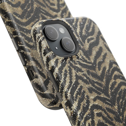 Phone Case — Impact‑Resistant Tiger Print Rug Texture