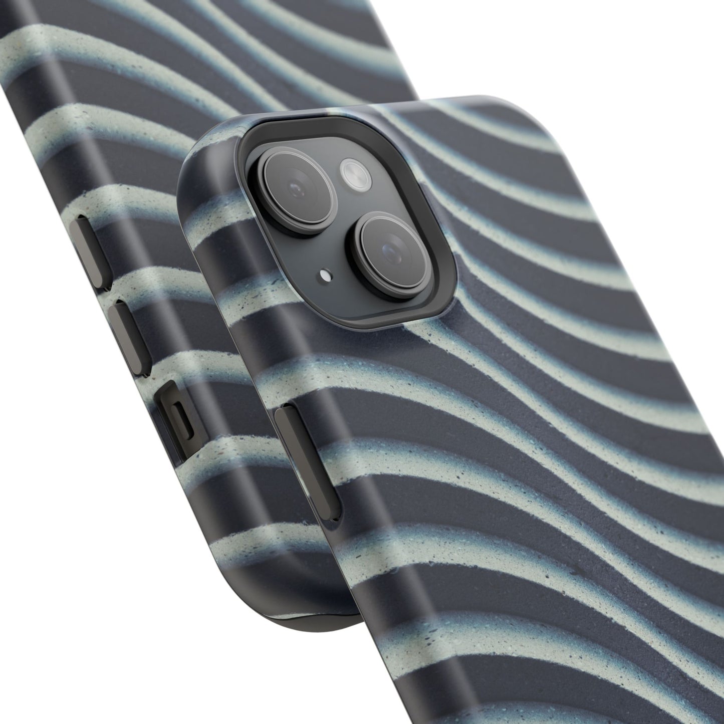 Navy Waves Phone Case