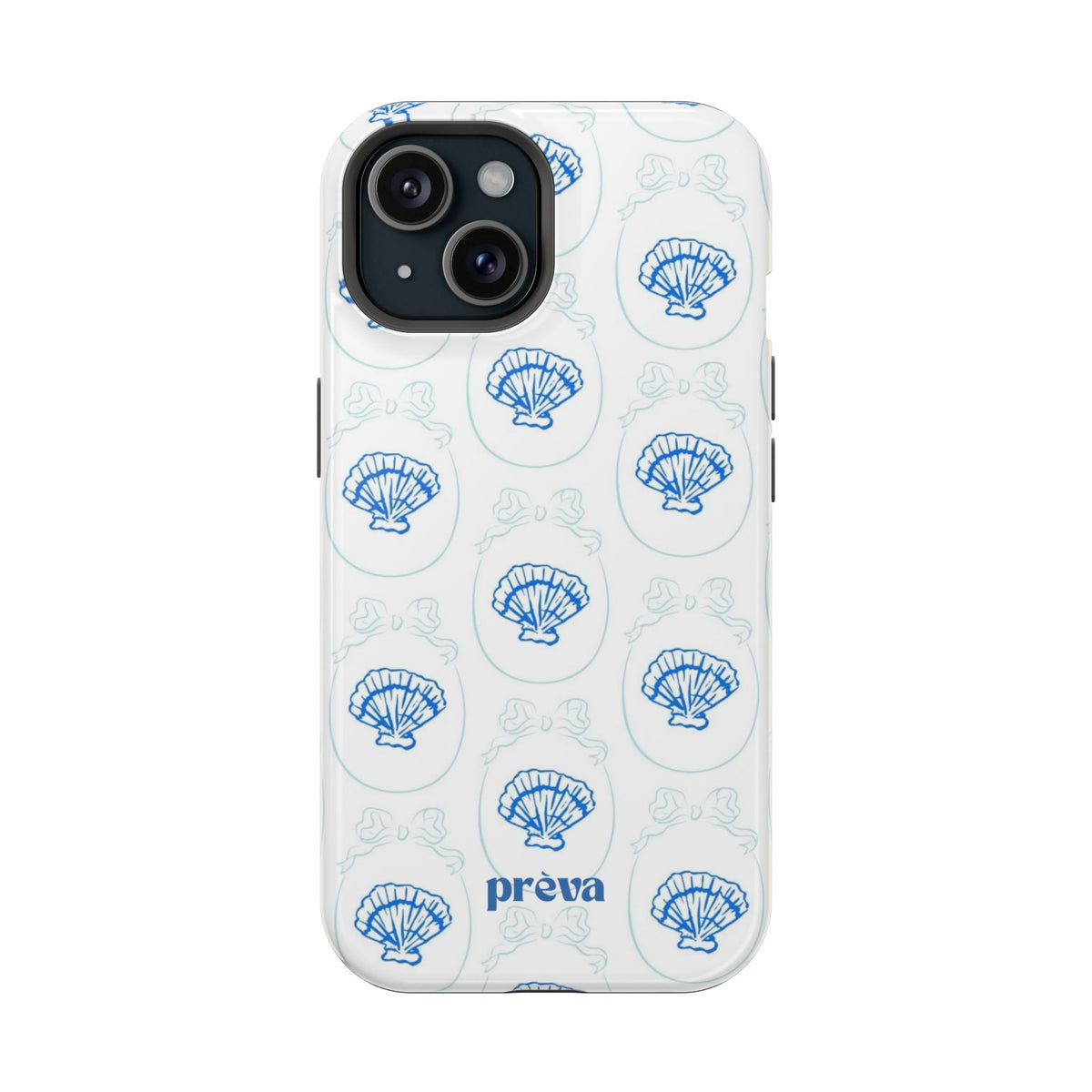 Fancy Teal Shell Phone Case
