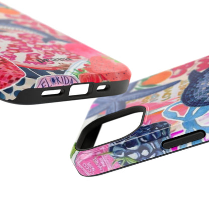 Dolphin Tropics Collage Phone Case