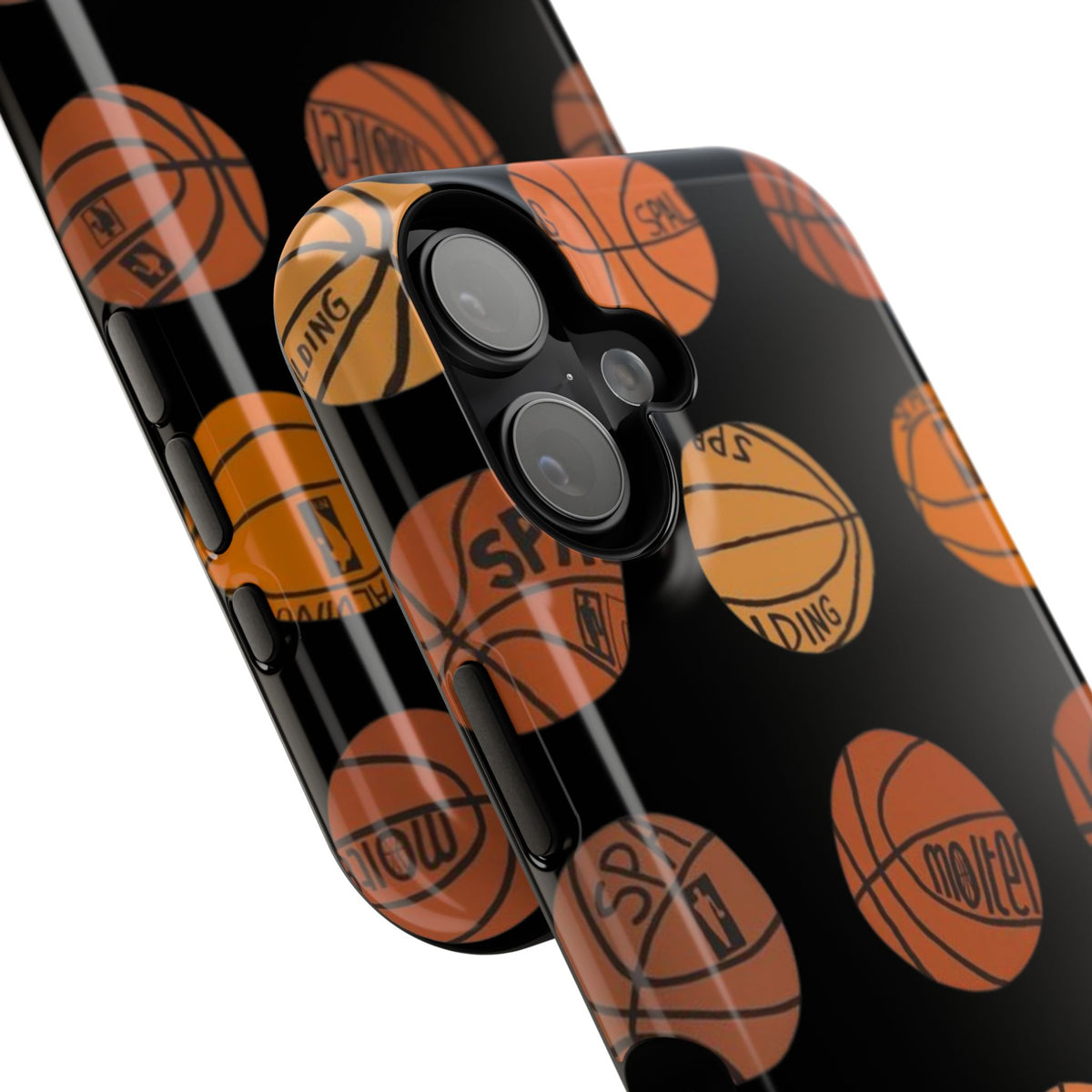 Black Basketball Phone Case