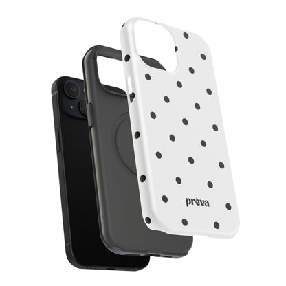 B&W polka dots Phone Case