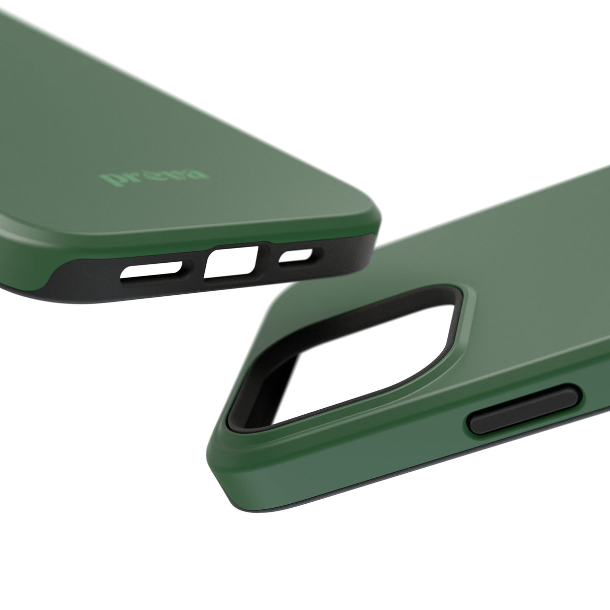 Impact-Resistant Phone Case — Forest Green Slim Armor