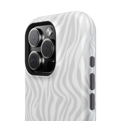 Zebra White Wave Phone Case