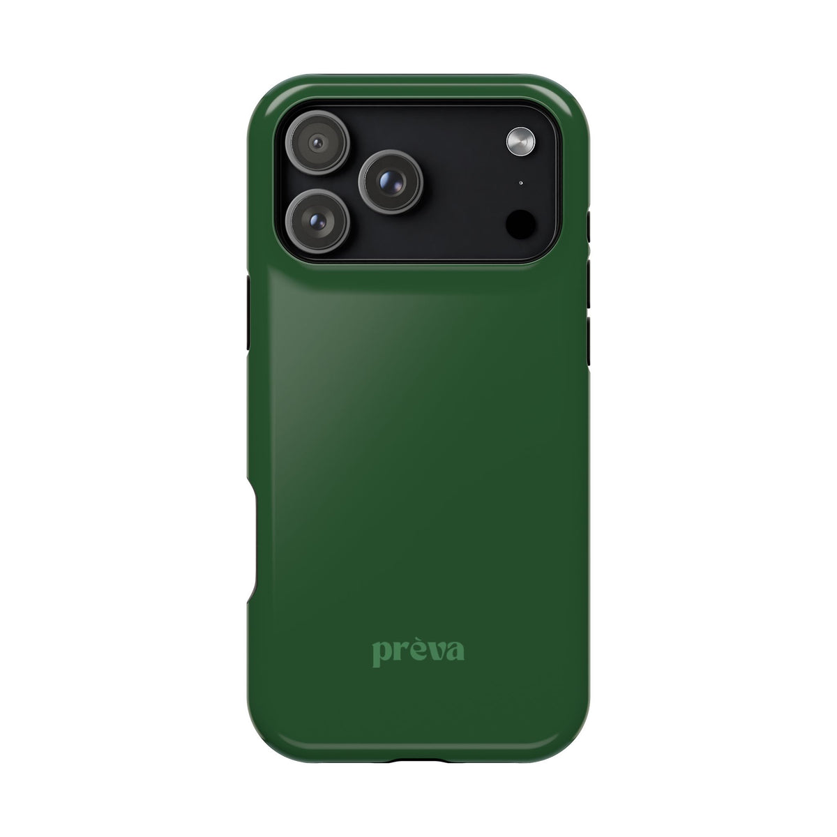 Impact-Resistant Phone Case — Forest Green Slim Armor
