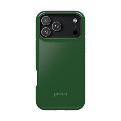 Impact-Resistant Phone Case — Forest Green Slim Armor