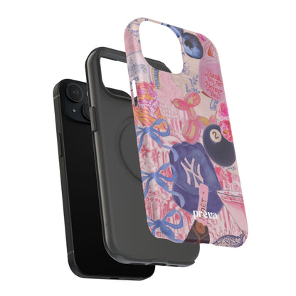 Retro 8 Ball Collage Phone Case