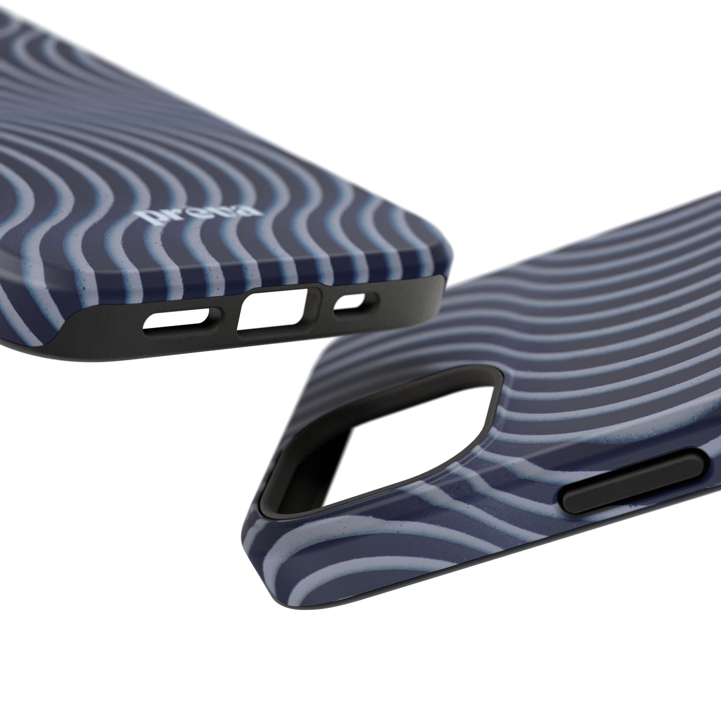 Wavy Navy Phone Case