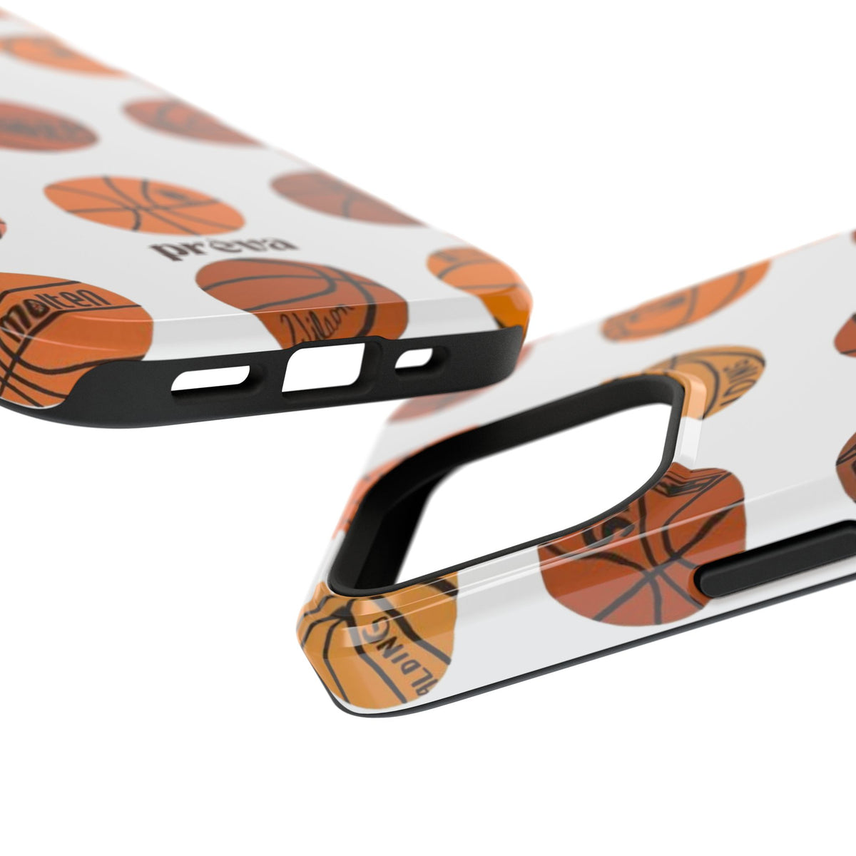 White Basketball Phone Case
