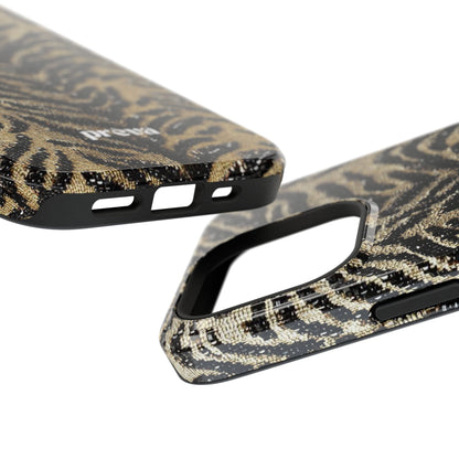 Phone Case — Impact‑Resistant Tiger Print Rug Texture