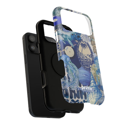 Blue Night Collage Phone Case