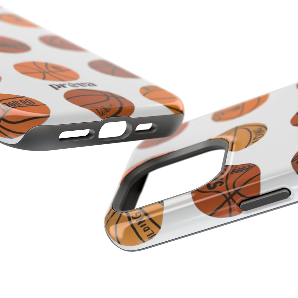 White Basketball Phone Case
