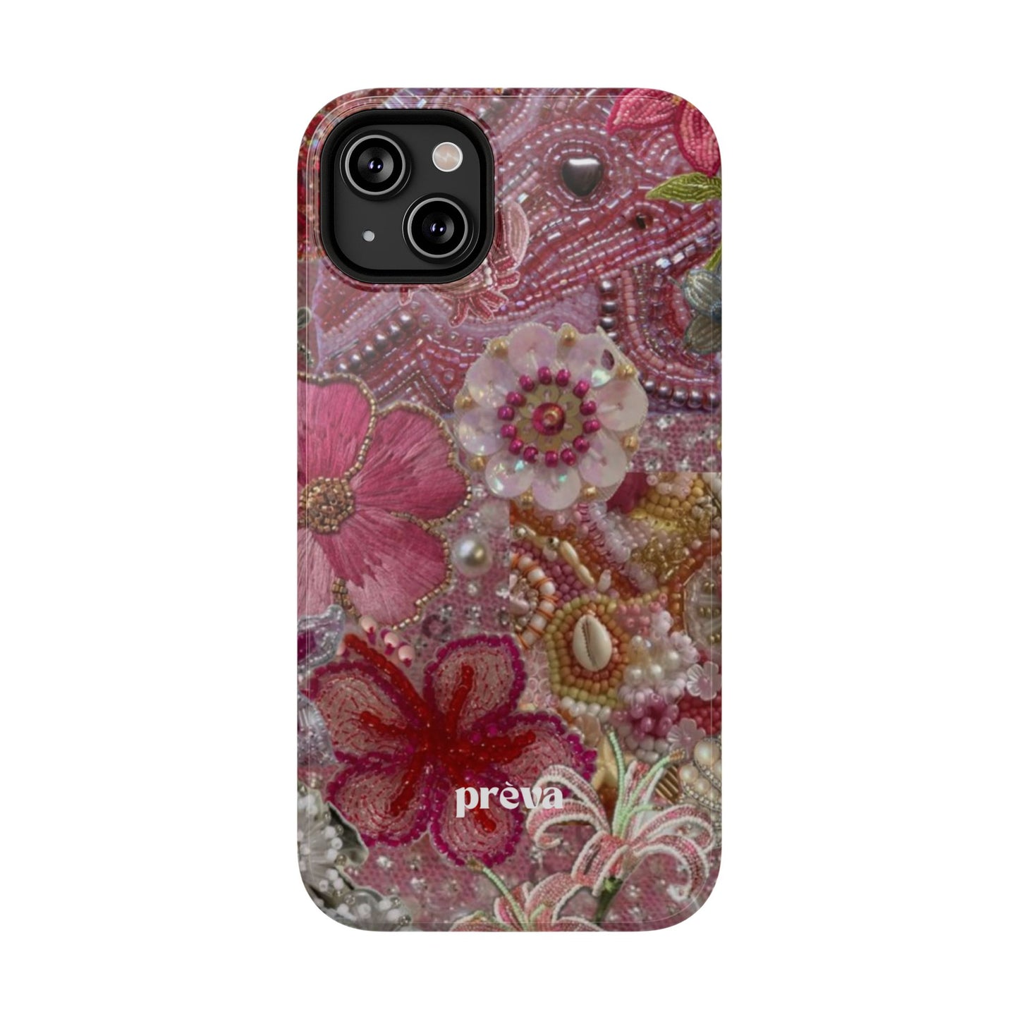 Floral Embroidery Phone Case