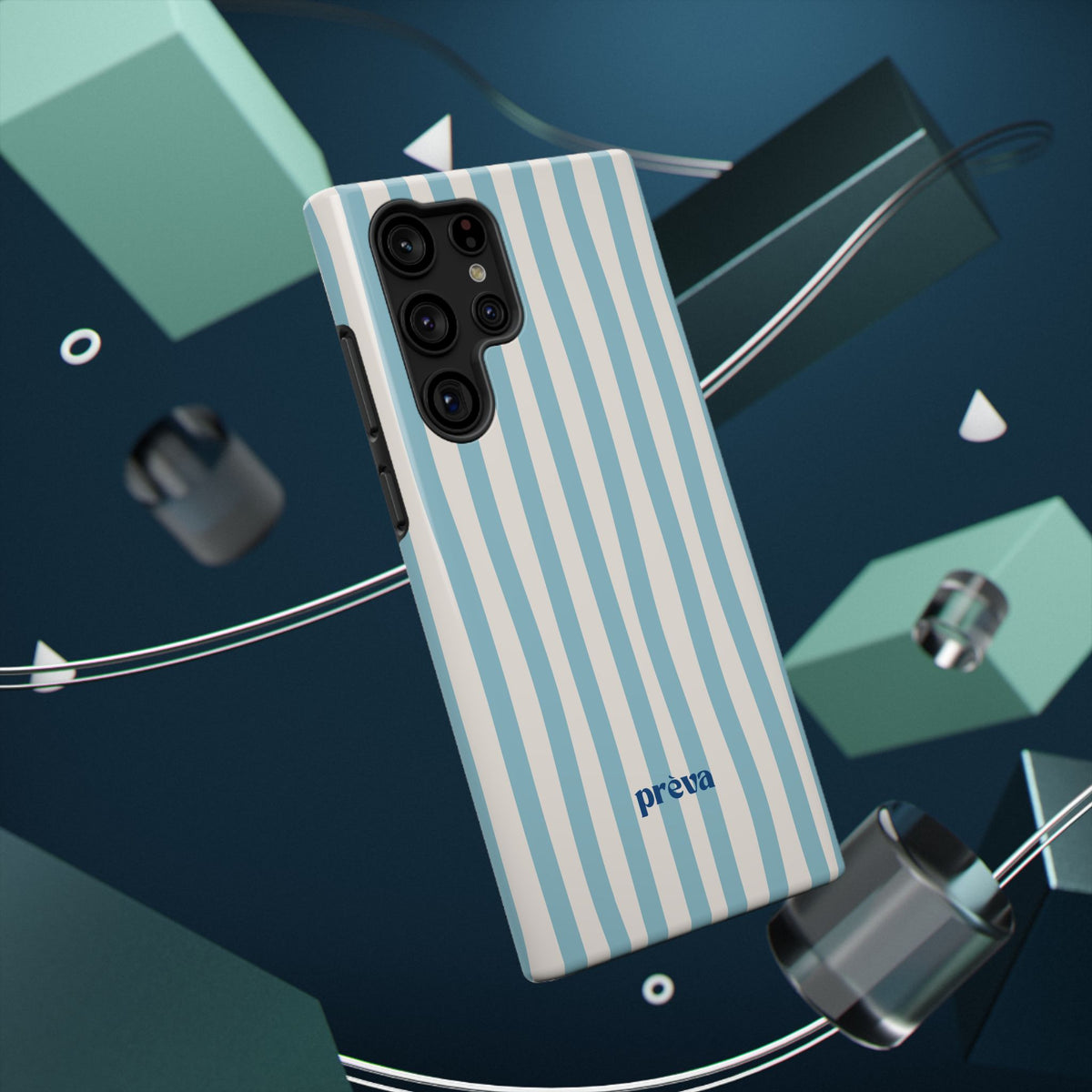 Striped Blue Phone Case