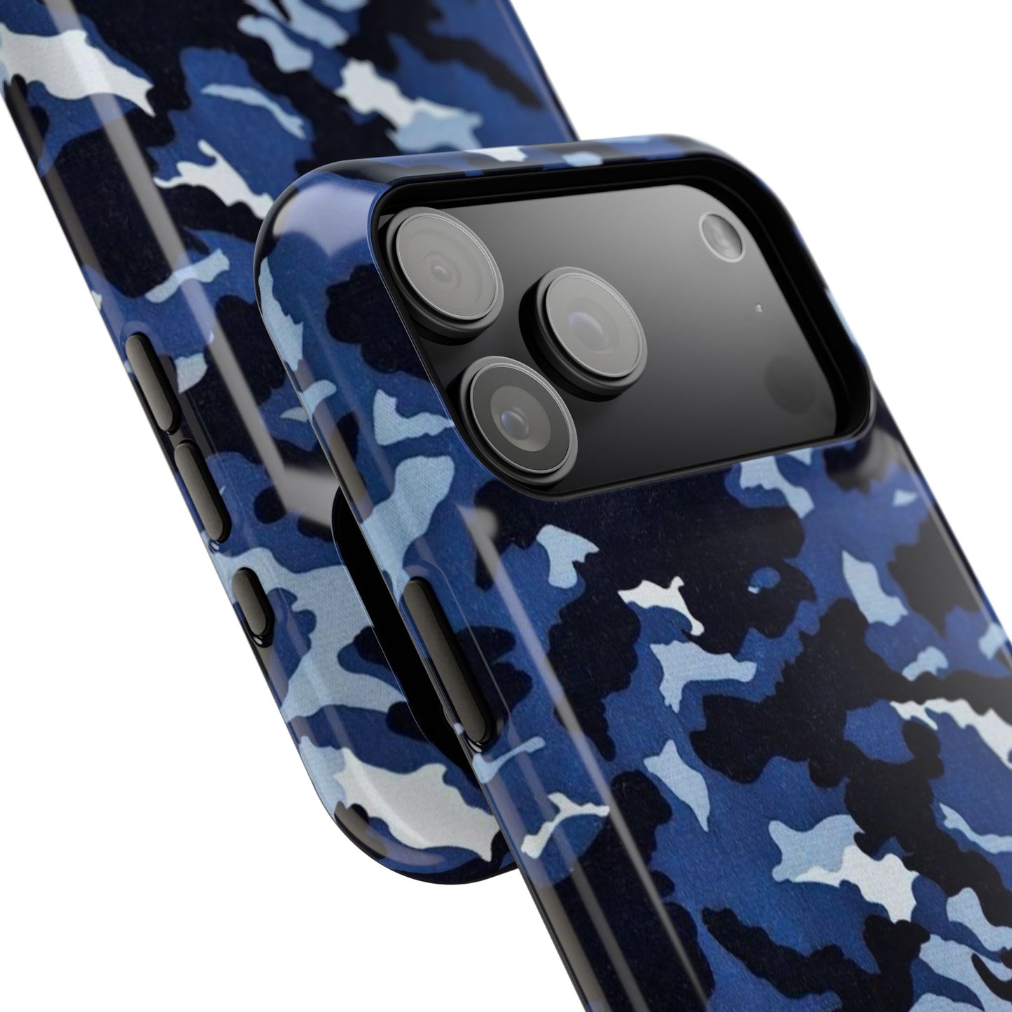 Blue Camo Phone Case