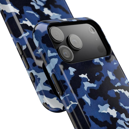 Blue Camo Phone Case