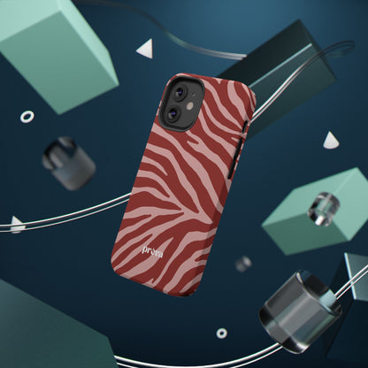 Red Zebra Phone Case