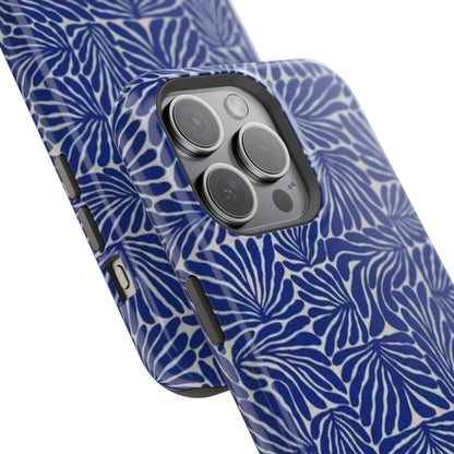 Blue Abstract Greek Phone Case