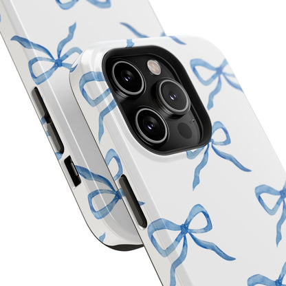 Blue Bow Phone Case
