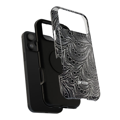 Abstract Midnight Lace Phone Case