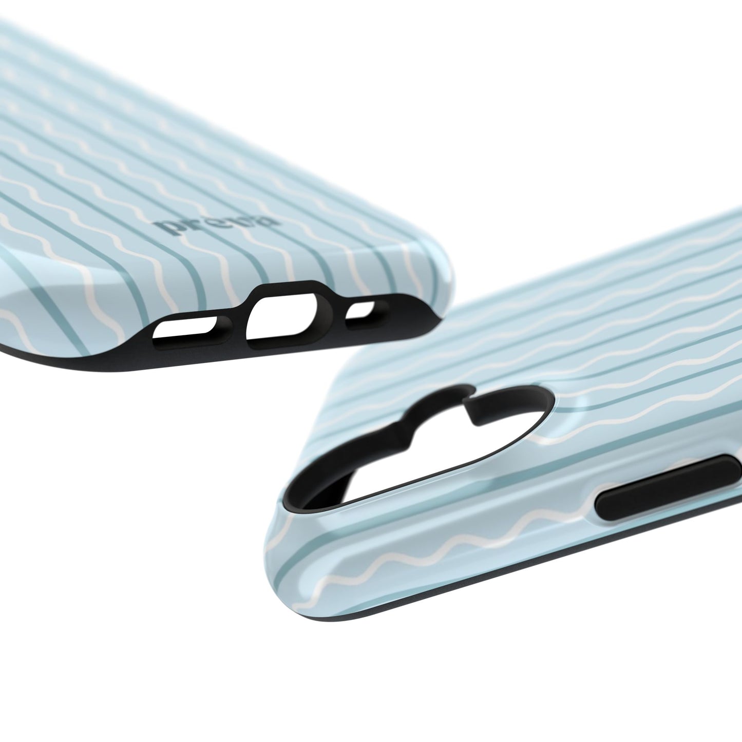 Blue Island Stripes Phone Case