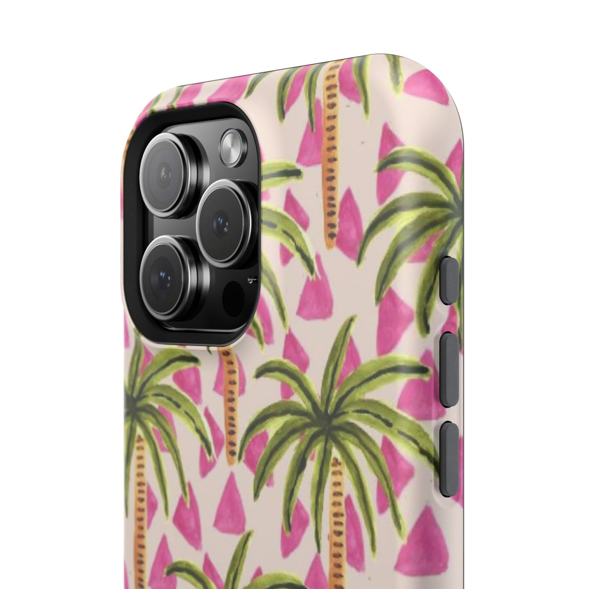 Phone Case — Pink Palm Tree Impact-Resistant Protector