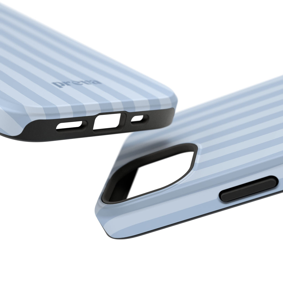 Pastel Blue Stripes Phone Case