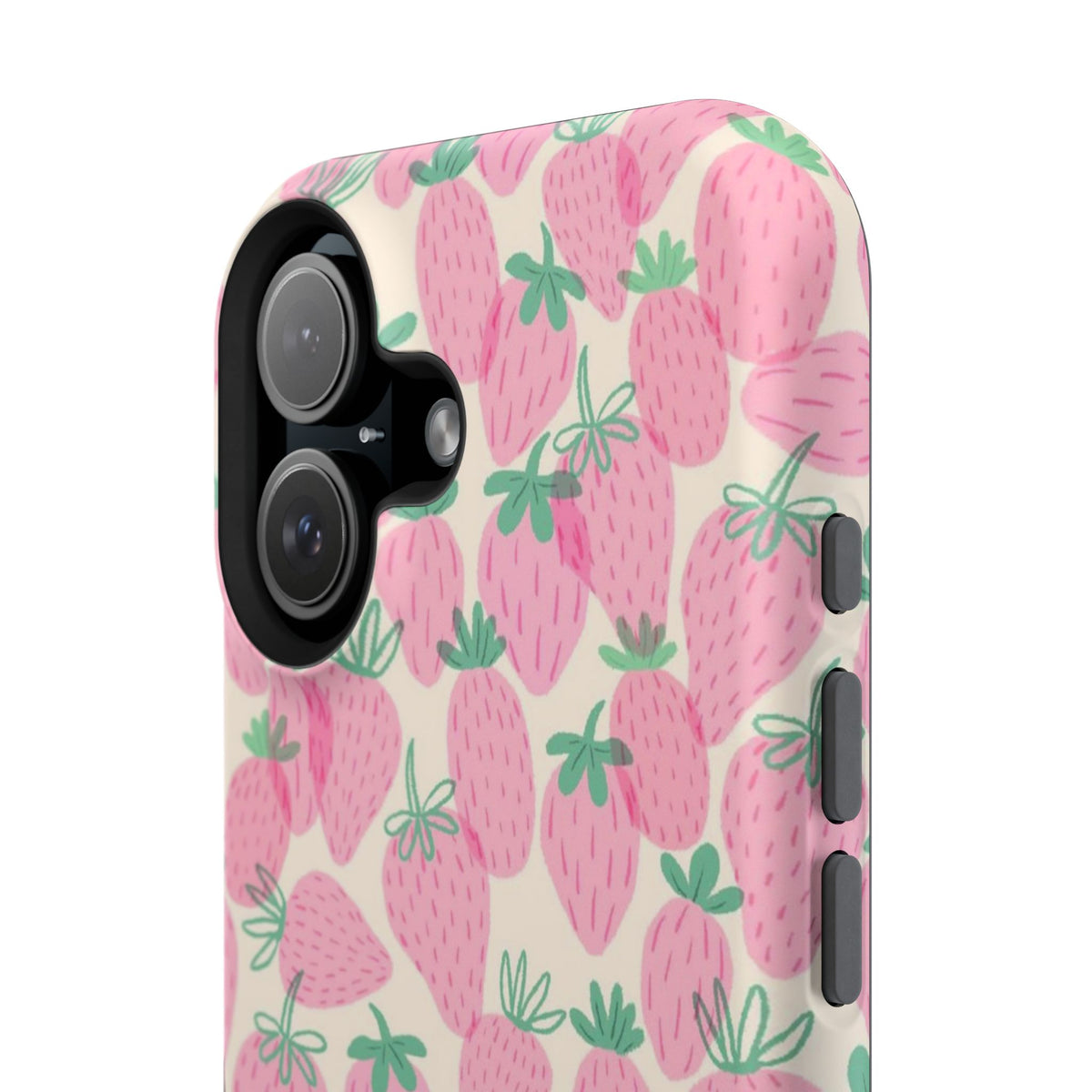Pink Strawberry Phone Case