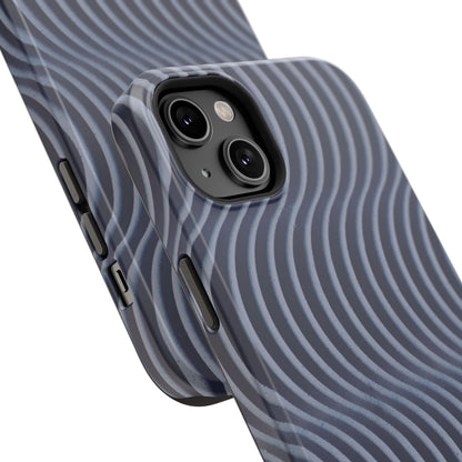 Wavy Navy Phone Case