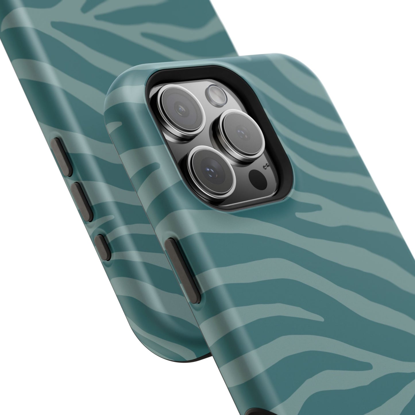 Teal Zebra Phone Case